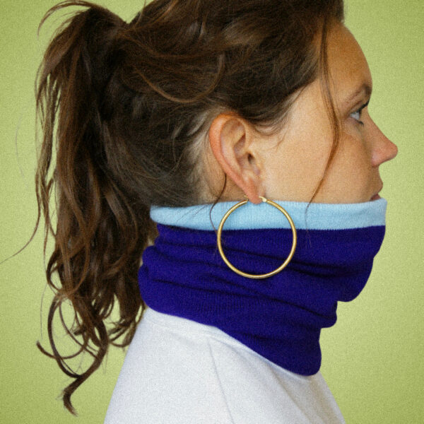 Satin Sarong post - 5 violet cowl 2